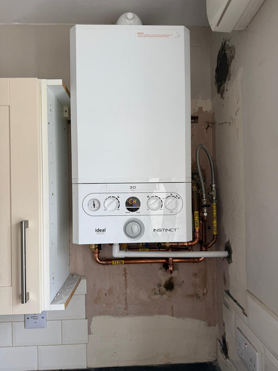 Ideal combi boiler installed and commissioned