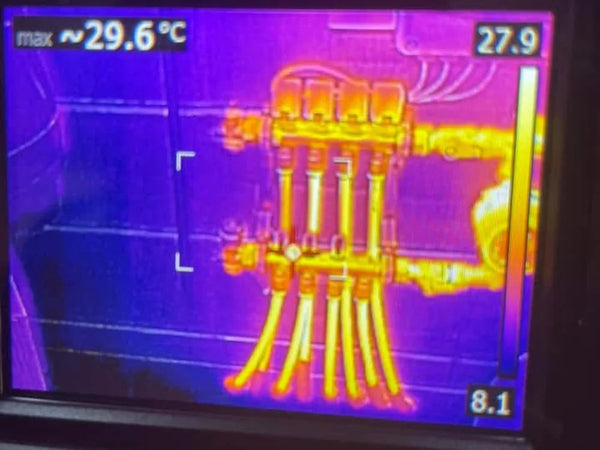 Checked on the thermal camera